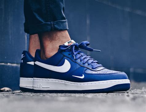 nike royal blue sneakers|nike air force 1 royal blue.